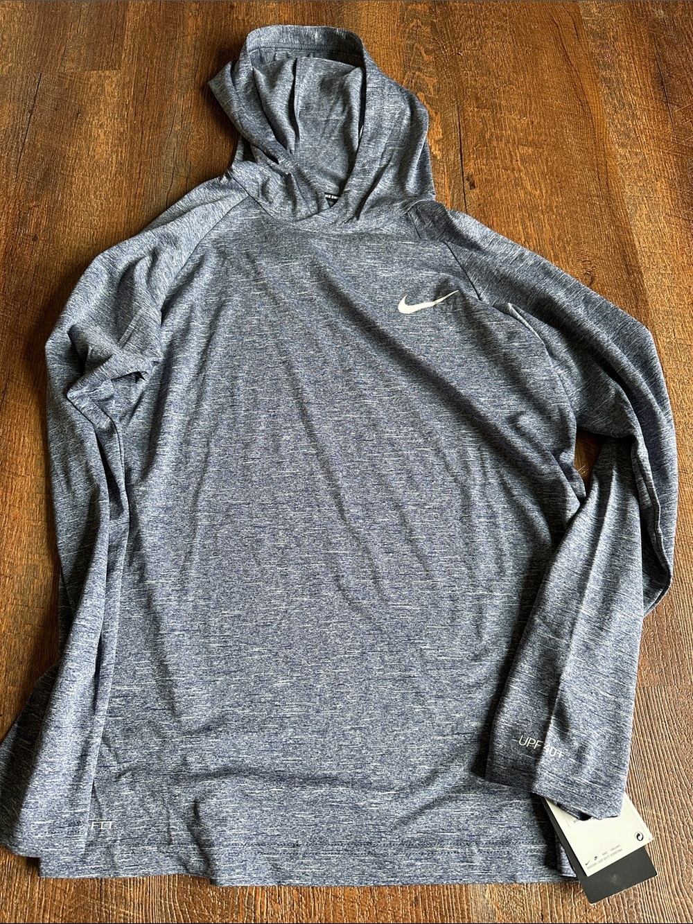 Nike Dri-fit long sleeve hooded tshirt